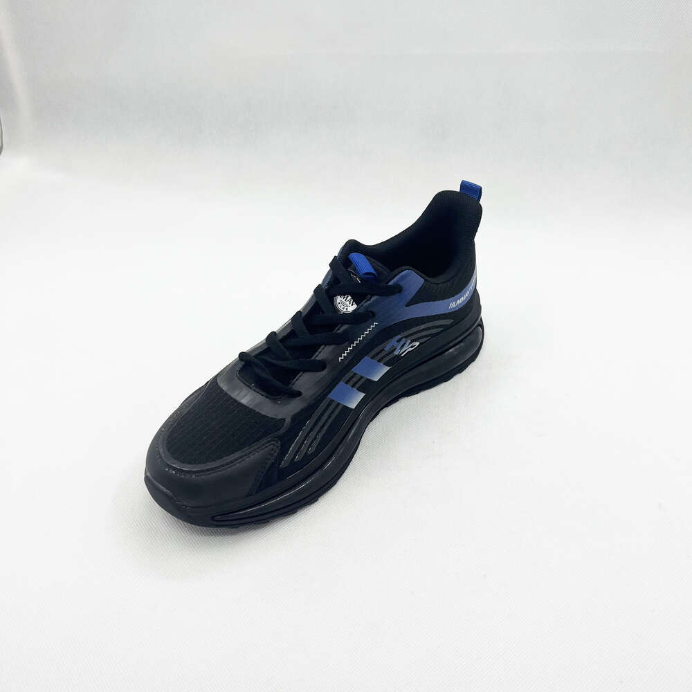 Hot black sneakers Custom OEM comfortable running for Soft sole breathable casual shoes men four seasons