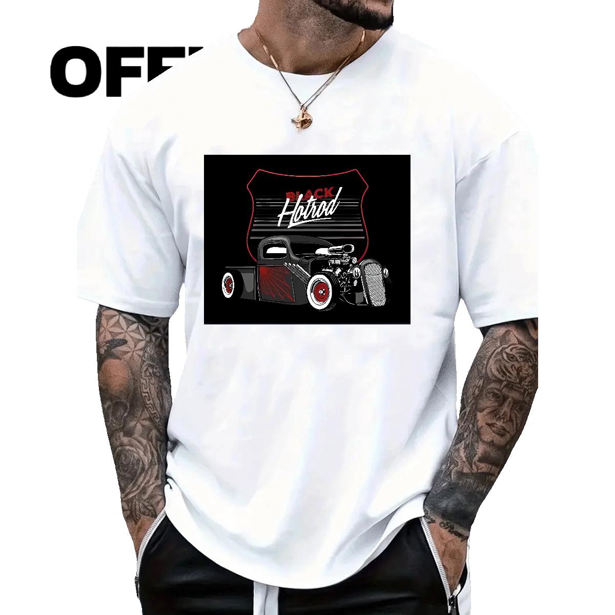 Fashion Casual Mens T Shirts Custom Print Oversized Casual Daily Wear Couples T Shirts Cotton O Neck Short Sleeves Cool Design