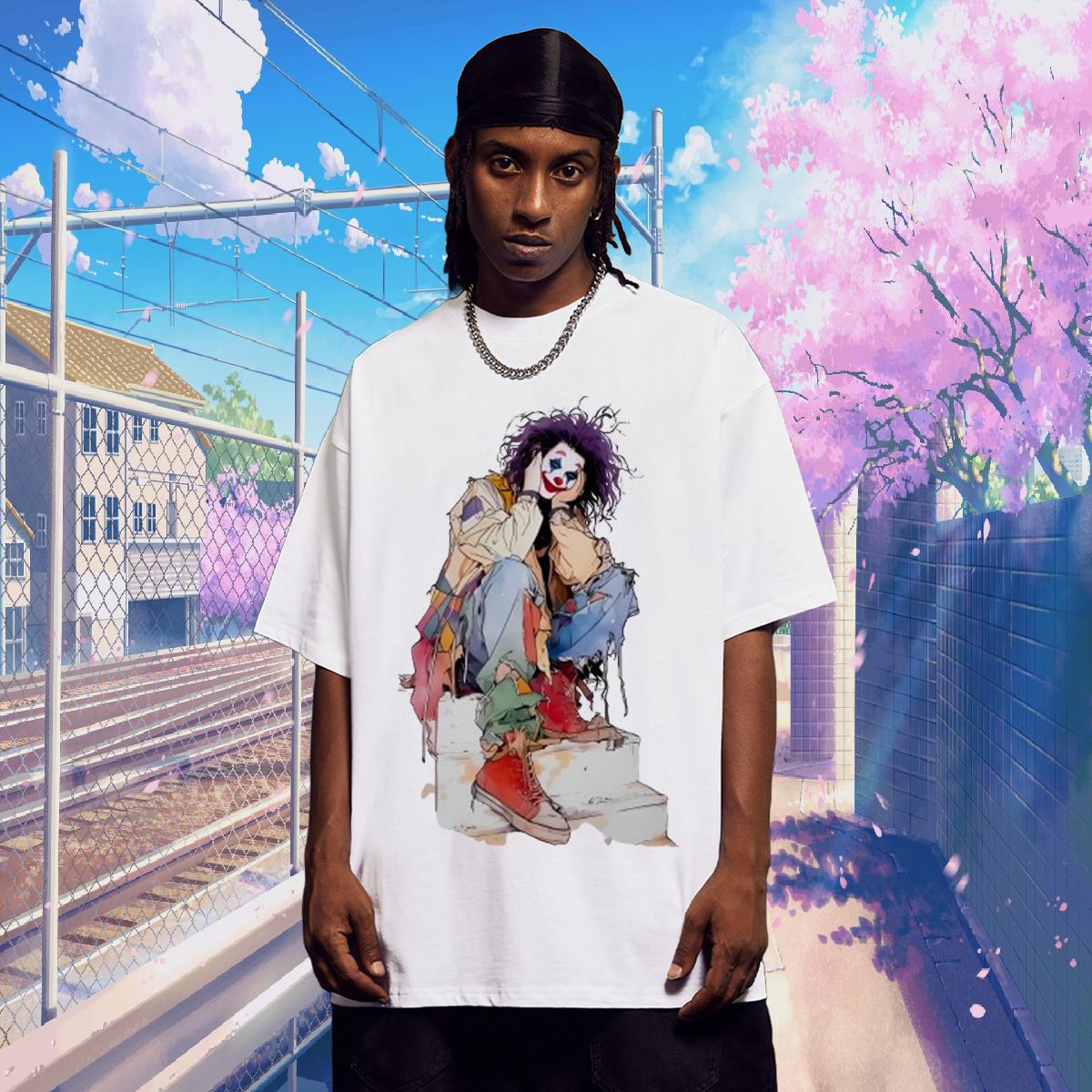 New Arrival Men T Shirts Custom Cartoon Tshirts Home Outdoor Cotton O Neck Short Sleeves Soft Tees