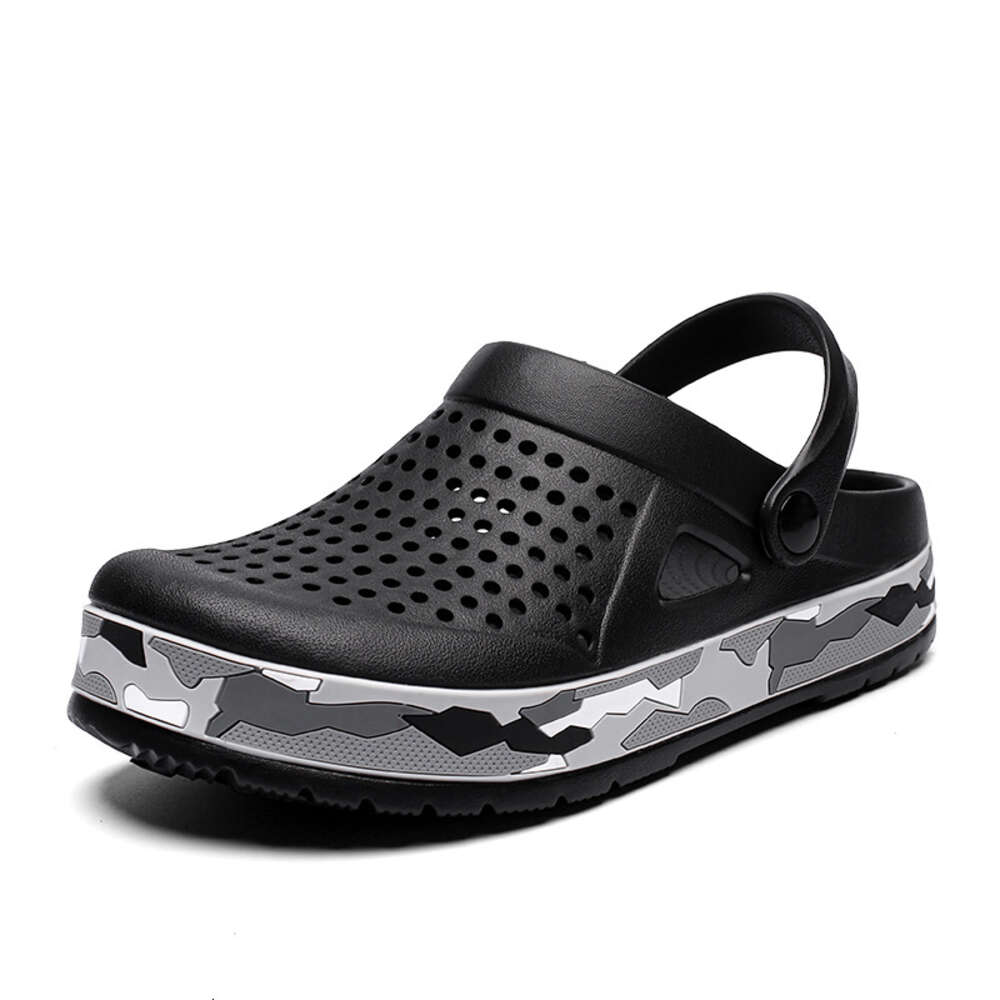 Hot selling summer men's beach custom outdoor EVA sandals breathable Cross garden shoes