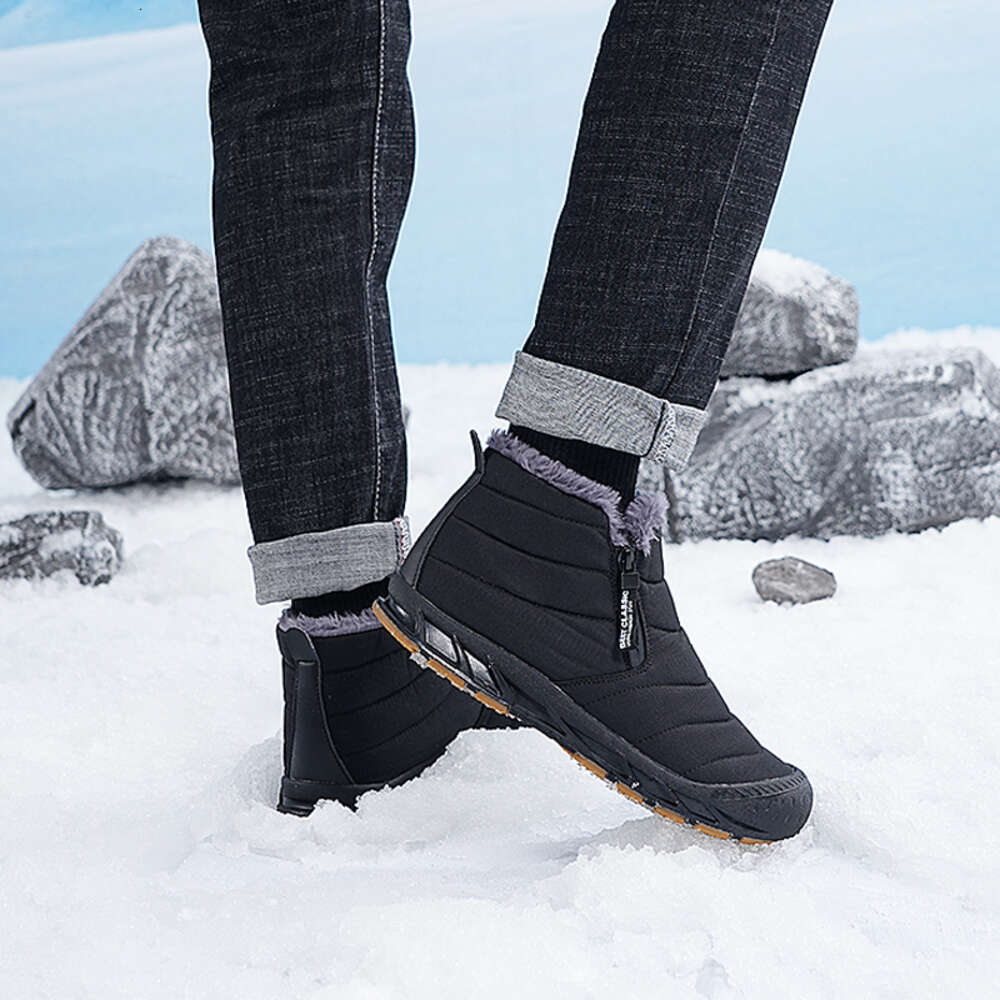 Factory direct sales couples thickened and comfortable winter outdoor warm snow ankle boots