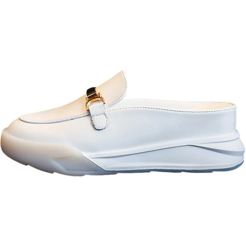 In 2024 The Baotou Small White Shoes Network Red Thick Platform Wedge for Women To Wear Sandals 240620