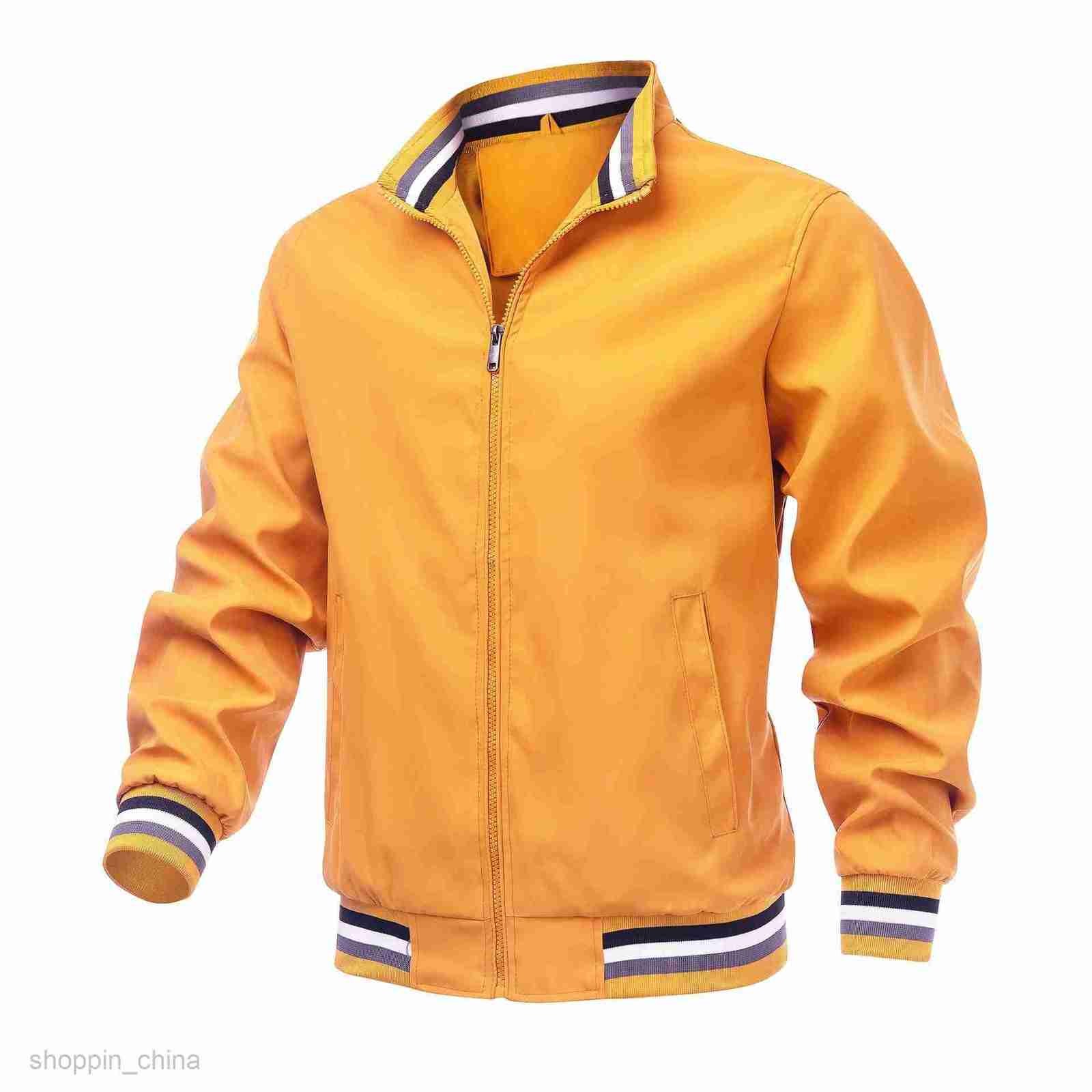 Men's Jackets Coats New casual jacket men spring and autumn sports solid color male coat men