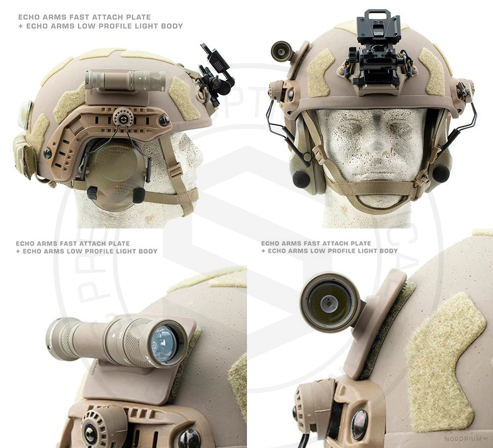 New Tactical Accessories Helmet Mount Weaponlight Body For M300 M600 M323V M622V M340 Series Flashlight Aluminum