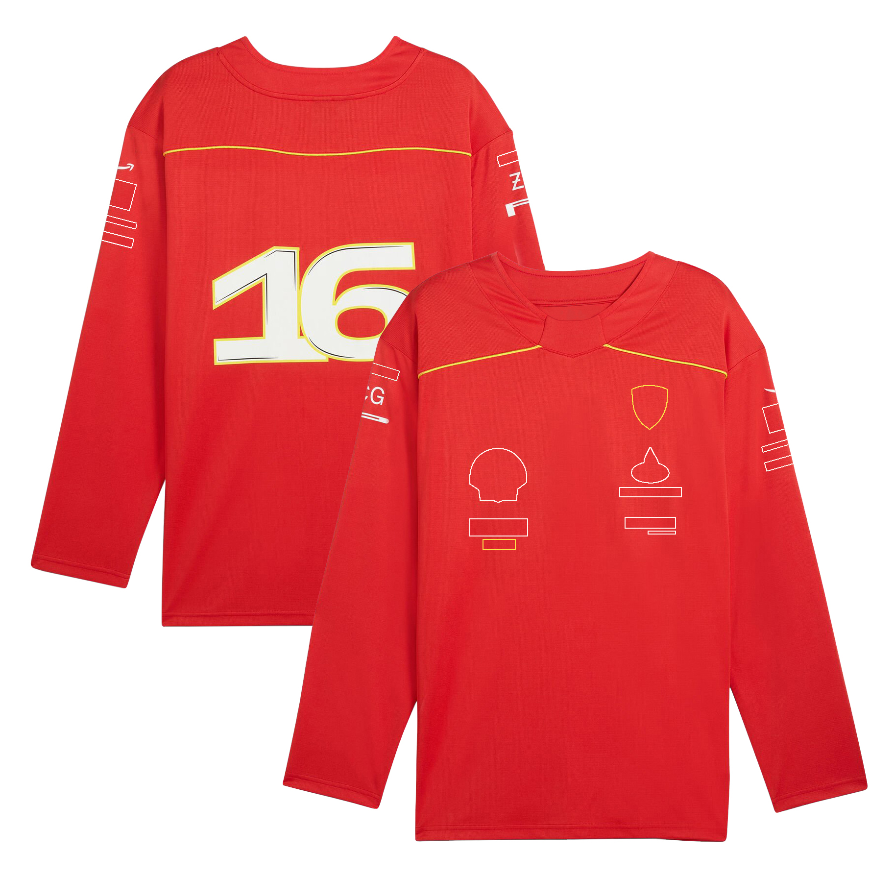 F1 Canada Special Edition Jersey 2025 Formula 1 Driver Number Long Sleeve Official Team Crew Neck Red Racing T-shirt free shipping