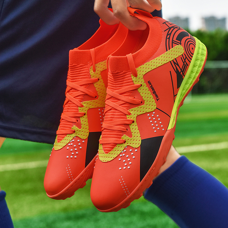 Men Soccer Shoes Football Boots Wholesale Ultra-light Non-slip Training Futsal Indoor Non-Slip Grass High-quality TF Lightweight