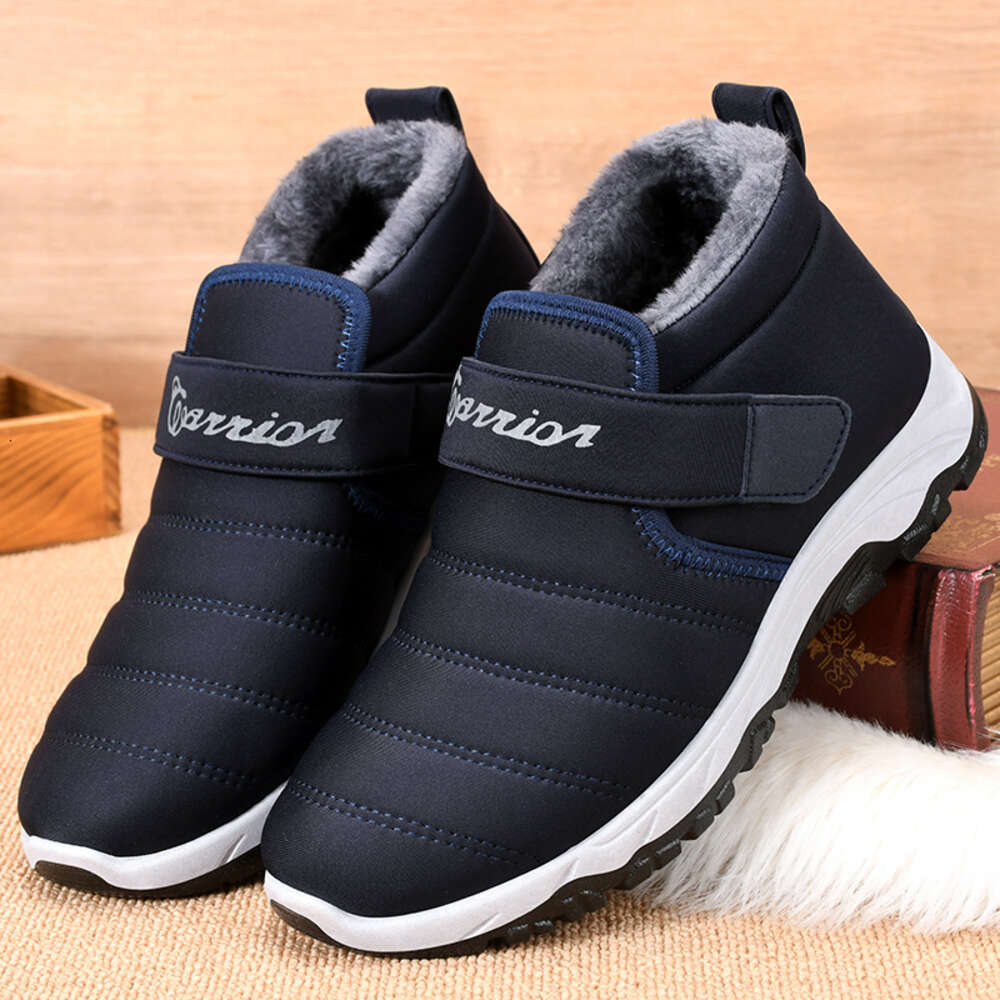 Wholesale cheap wool warm snow boots for men high quality winter outdoor men's sneakers