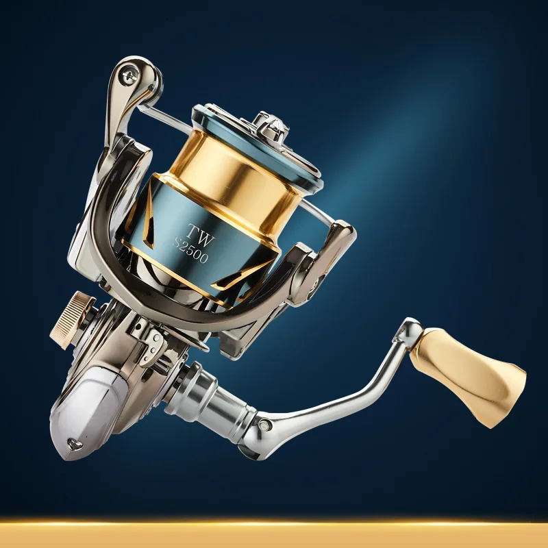 2024 RYOBI Fishing Reel 121BB stainless steel bearings 5.5 1 shallow cup Reel 15 KG Max Drag Spinning Reel 1000-5000 series 240515