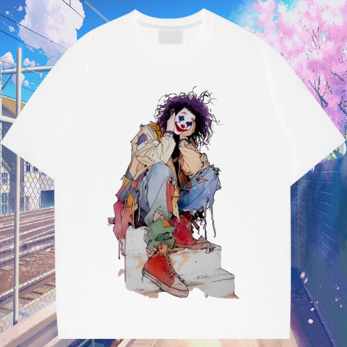 New Arrival Men T Shirts Custom Cartoon Tshirts Home Outdoor Cotton O Neck Short Sleeves Soft Tees