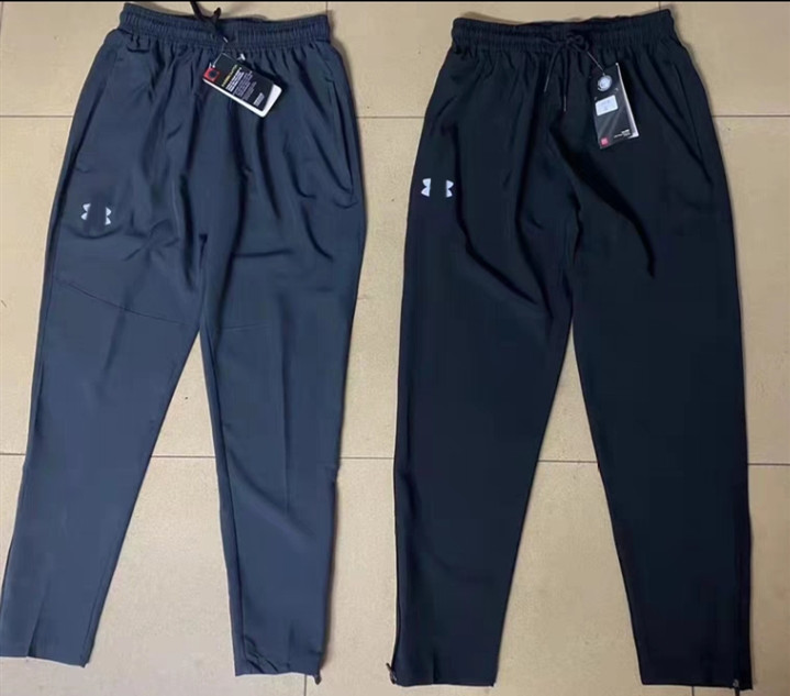 Fashion Summer Brand Designer men's Quick drying training t-shirt casual sportswear fitness running breathable small foot zippered joggers Long pants tracksuit a09