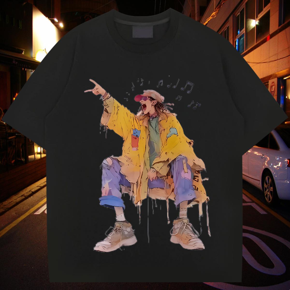 Wholesale T shirt Custom Print Plus Size Tshirts Daily Wear Crew Neck Cotton Unisex Top Tees