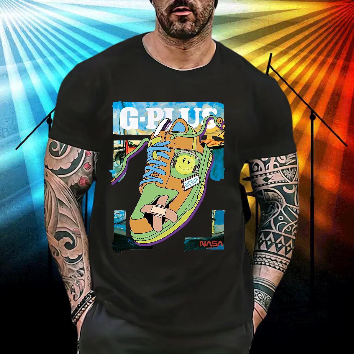 Popular Men Tshirts Breathable Short Sleeve High Street Hip Hop Men T Shirts Black White 2024 New Tops Shirt