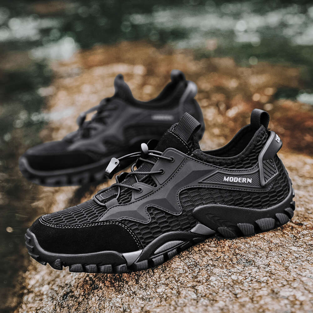 Hot Sale Men's Trendy Leisure Shoes Outdoor Breathable Mesh Casual Trainers Athletic Running Sneakers For Men