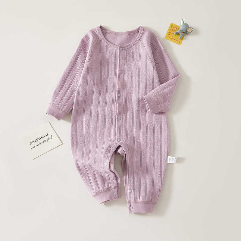 Baby Jumpsuits Rompers Baby spring and pure cotton Class A boneless long sleeved pajamas all cotton baby clothes four seasons outdoor climbing clothes