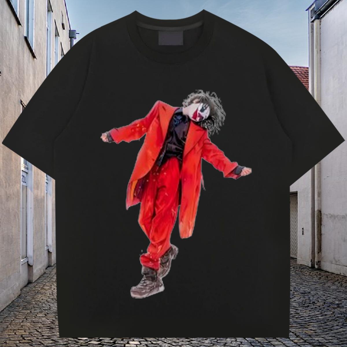 Popular T shirt Hip Hop Street Breathable Short Sleeve Tshirts 2024 Designer Cartoon Printing S-3XL Tops