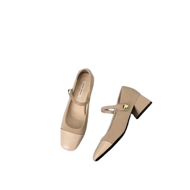 New Flats Shoes Women Spring/Autumn Low Heel Ballet Square Toe Shallow Shoe Slip On Loafer Round Toe Ballet Flat Shoes zapatos