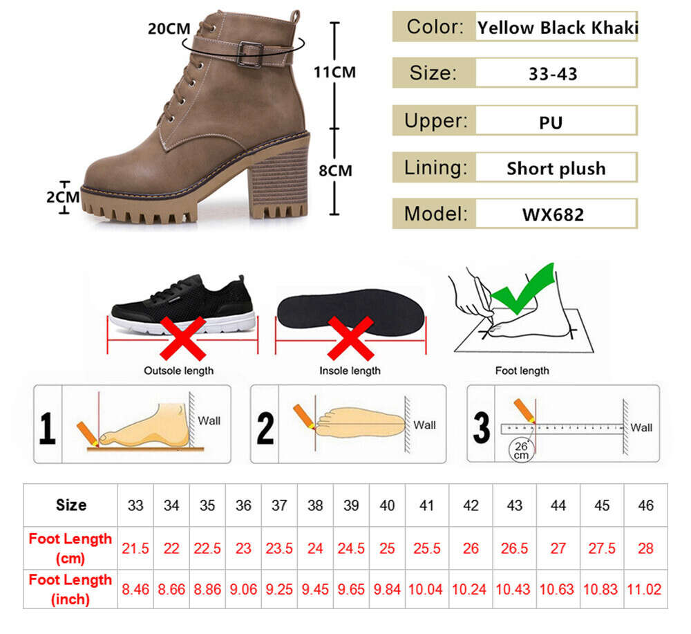 Boats Women 2024 New Winter Female High Heel Lace Up Ankle Boots Buckle Platform Artificial Leather Ladies Shoes Zapatos Mujer