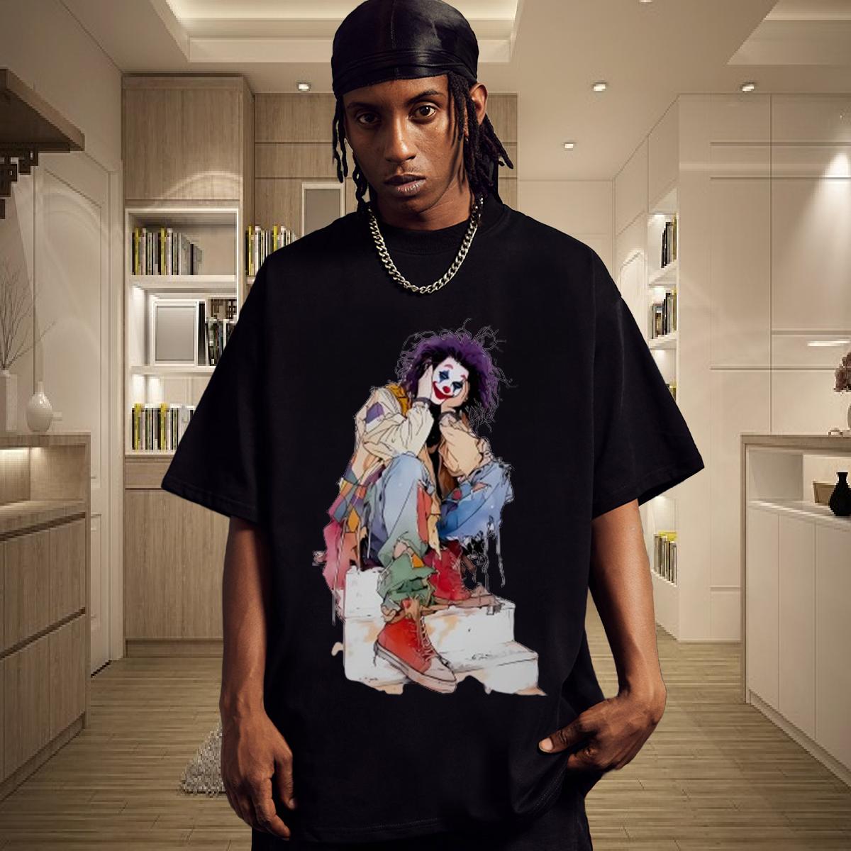 Cool T-Shirts Street wear Hip Hop Cotton Breathable Men Tops Tees Designer Fashion Black White Tshirts