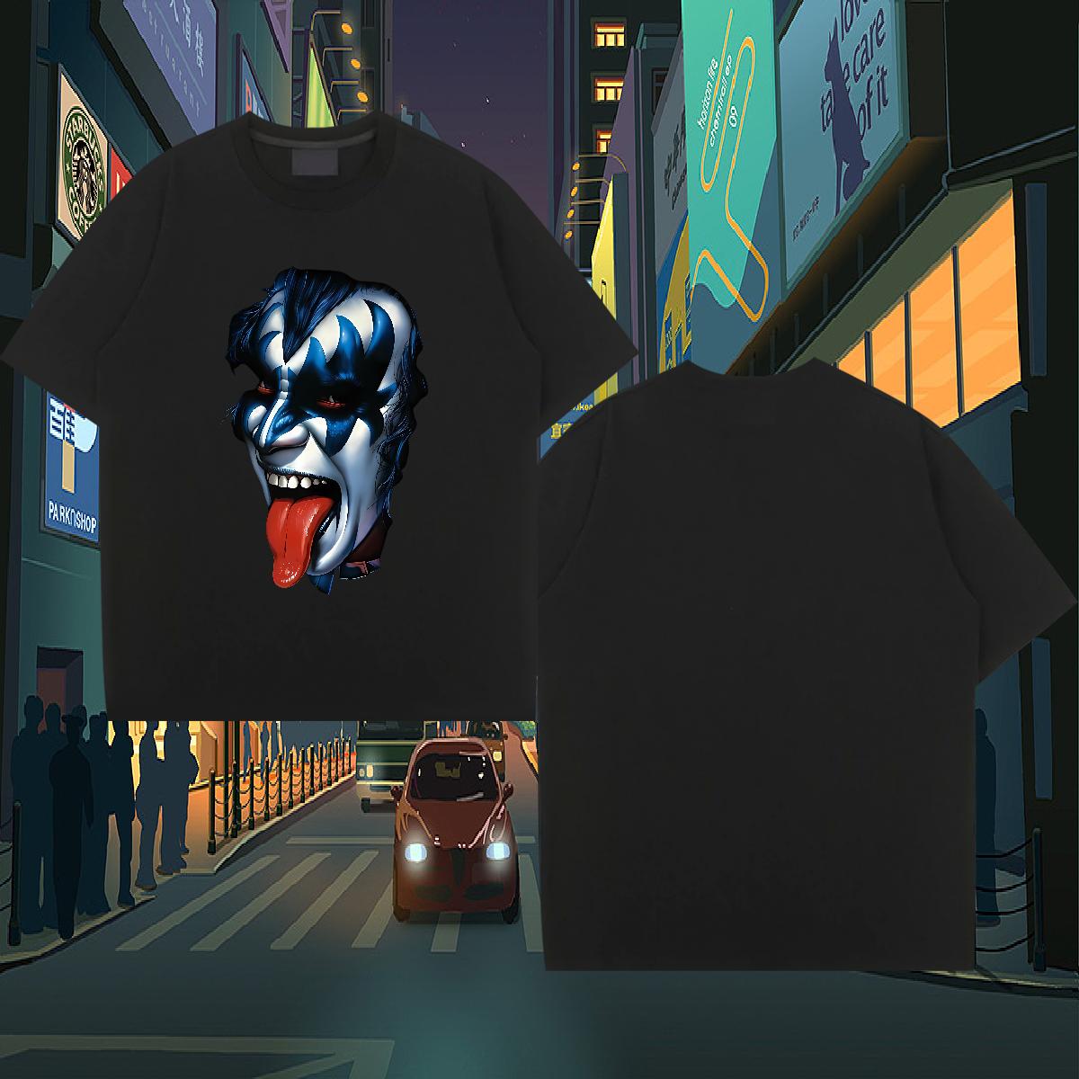 New Arrival Mens T Shirts Custom Print Plus Size Men Tops Tees Hip Hop Crew Neck Cotton Breathable Classic Clothes