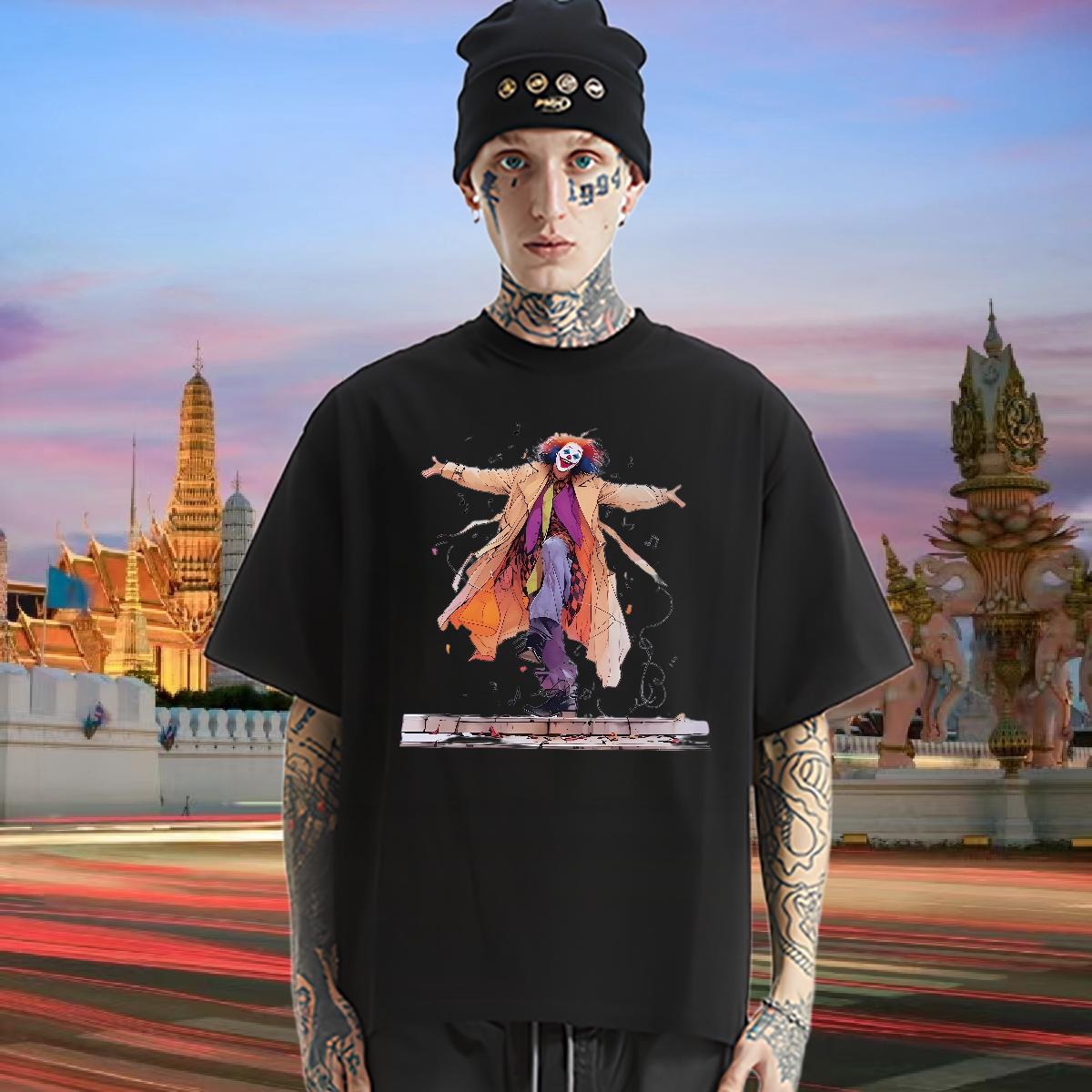 Designer Fashion T-Shirts DIY Logo Casual Beach Men Clothes T-Shirt Crew Neck Cotton Popular