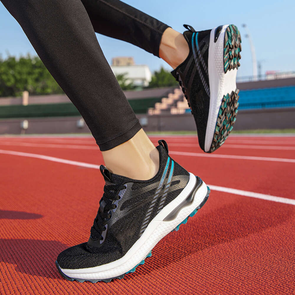 high quality men's long jump Marathon sports multi-functional racing physical testing training large size running shoes