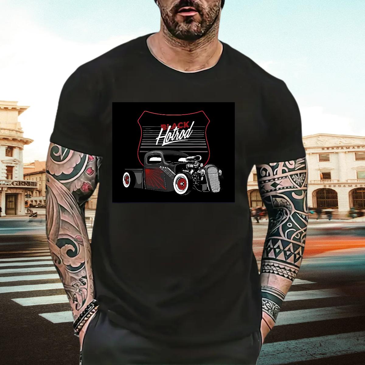 2024 T Shirts Men Skull Tshirts Casual Daily Wear Cotton Breathable Short Sleeve Cool Design Tops Tees