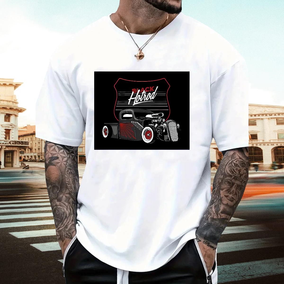 2024 T Shirts Men Skull Tshirts Casual Daily Wear Cotton Breathable Short Sleeve Cool Design Tops Tees