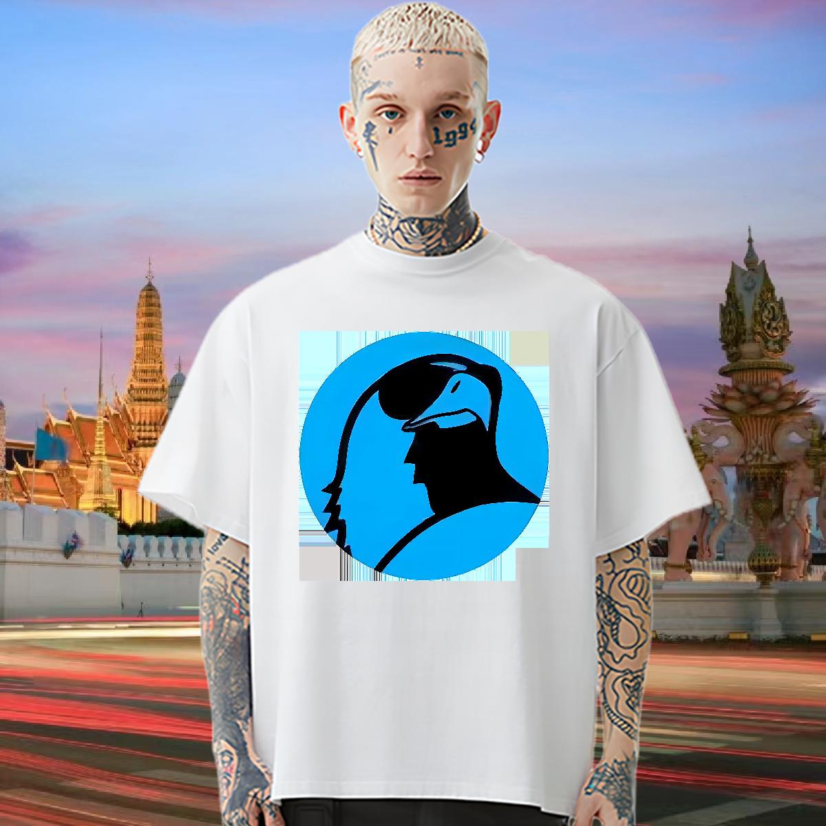 2024 Designer T shirt Anime Print Spring Summer Men Tshirts Cotton O Neck Short Sleeves Comfortable