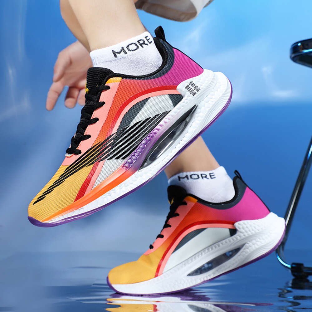 High quality Outdoor Fashion Sneakers Breathable lightweight Air cushion Sports Woman Men Casual Running Shoes