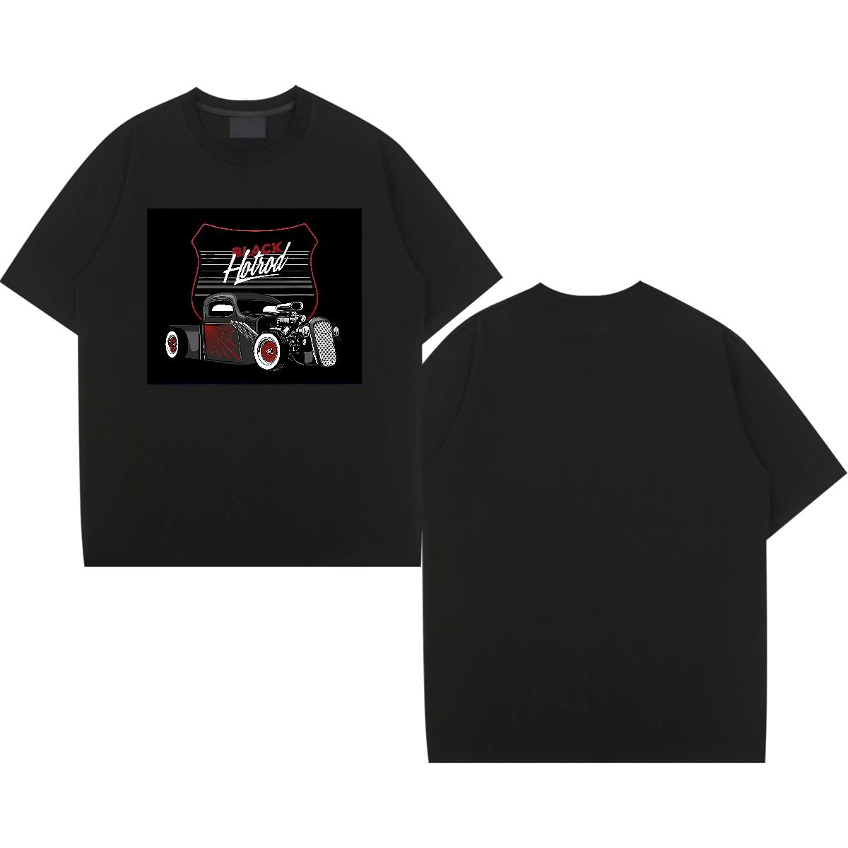 Comfortable Men Tees Cotton Breathable Short Sleeve Casual Beach T Shirts Men Customized 2024 DIY Tee Shirt