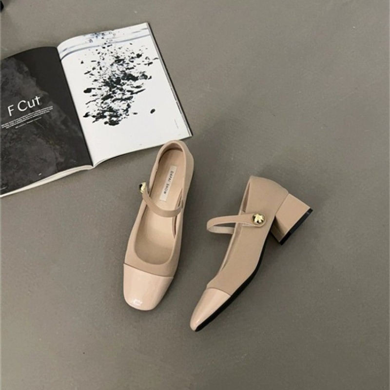 New Flats Shoes Women Spring/Autumn Low Heel Ballet Square Toe Shallow Shoe Slip On Loafer Round Toe Ballet Flat Shoes zapatos