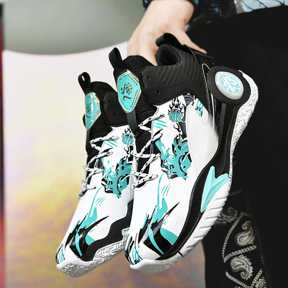 Wholesale price shoes High-top Couple Custom Brand Breathable Adult practical basketball boots Zapatos de baloncesto