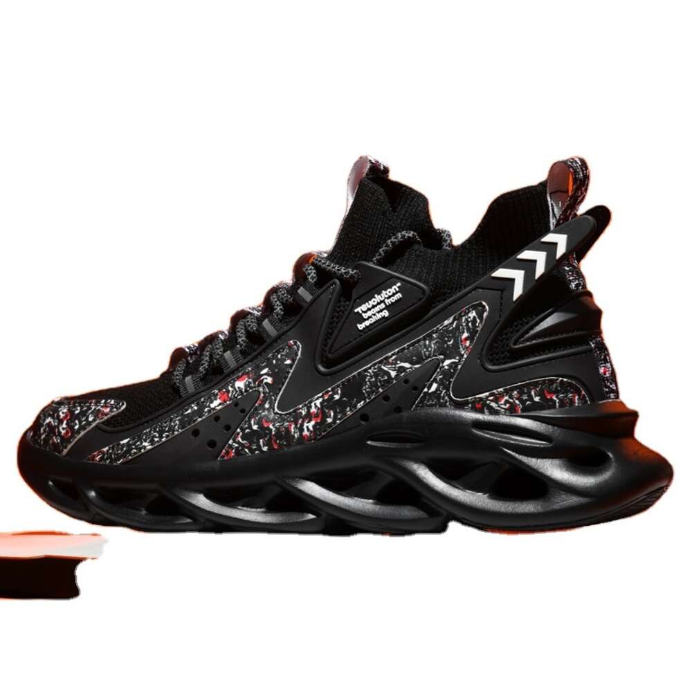 New fashion men's walking new shees non-slip sports hot selling outdoor basketball shoes