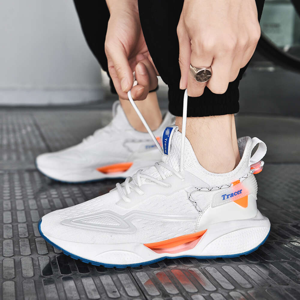 2024 High quality Outdoor Fashion Sneakers Mesh Breathable Comfortable Synthetic Sports Couple Men Casual Running Shoes