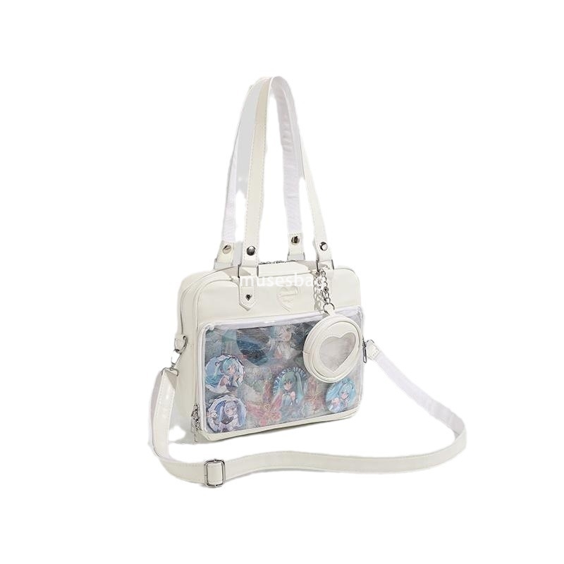 High quality Japanese soft surface material niche design casual student cross body uniform bag girls anime daily commuting shoulder handbag