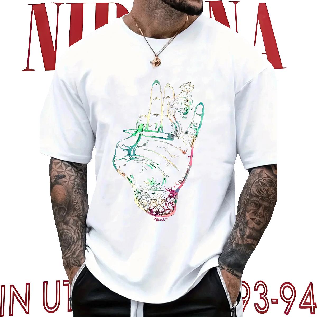 Cool Design Mens Tshirts O-Neck Short Sleeve Cotton Hip Hop T-Shirts for Men Custom Cartoon Classic Polos