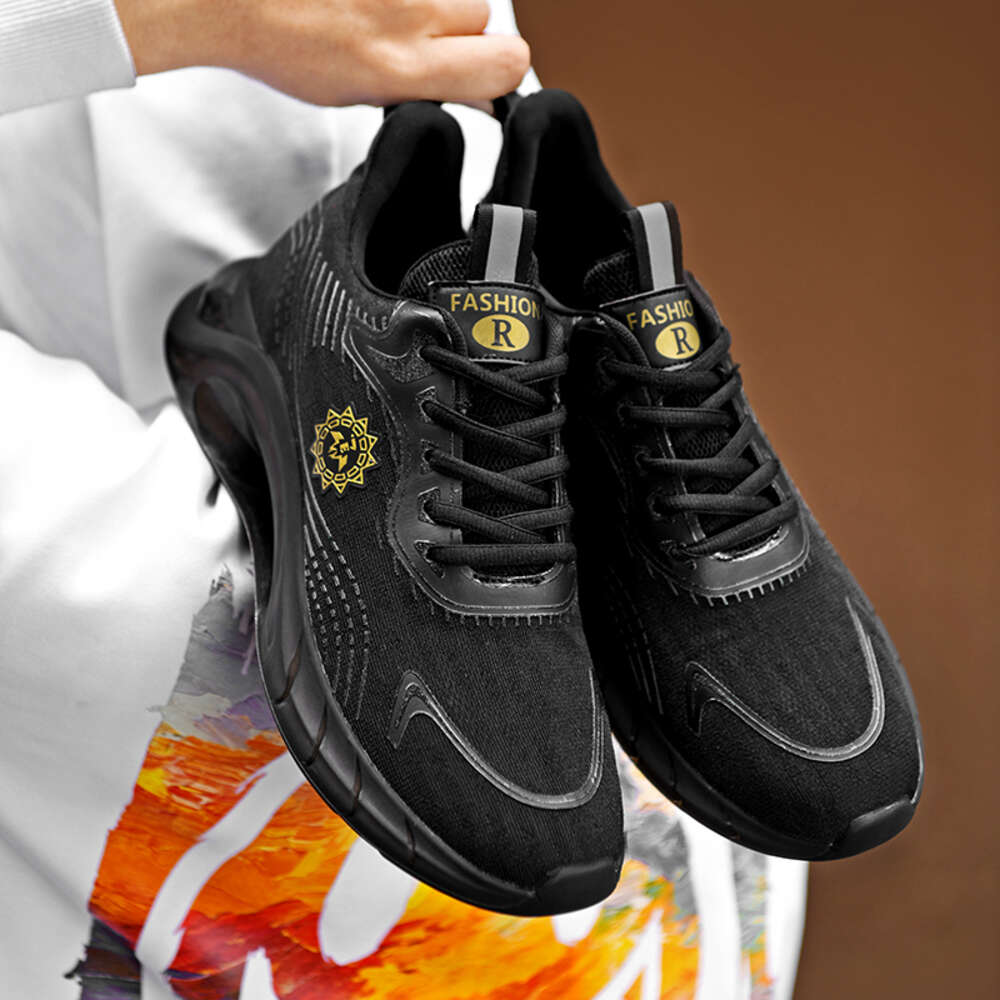 Zapatillas Hombre 2023 Men Fashion Upper Breathable Popcorn Sole Platform Running Shoes