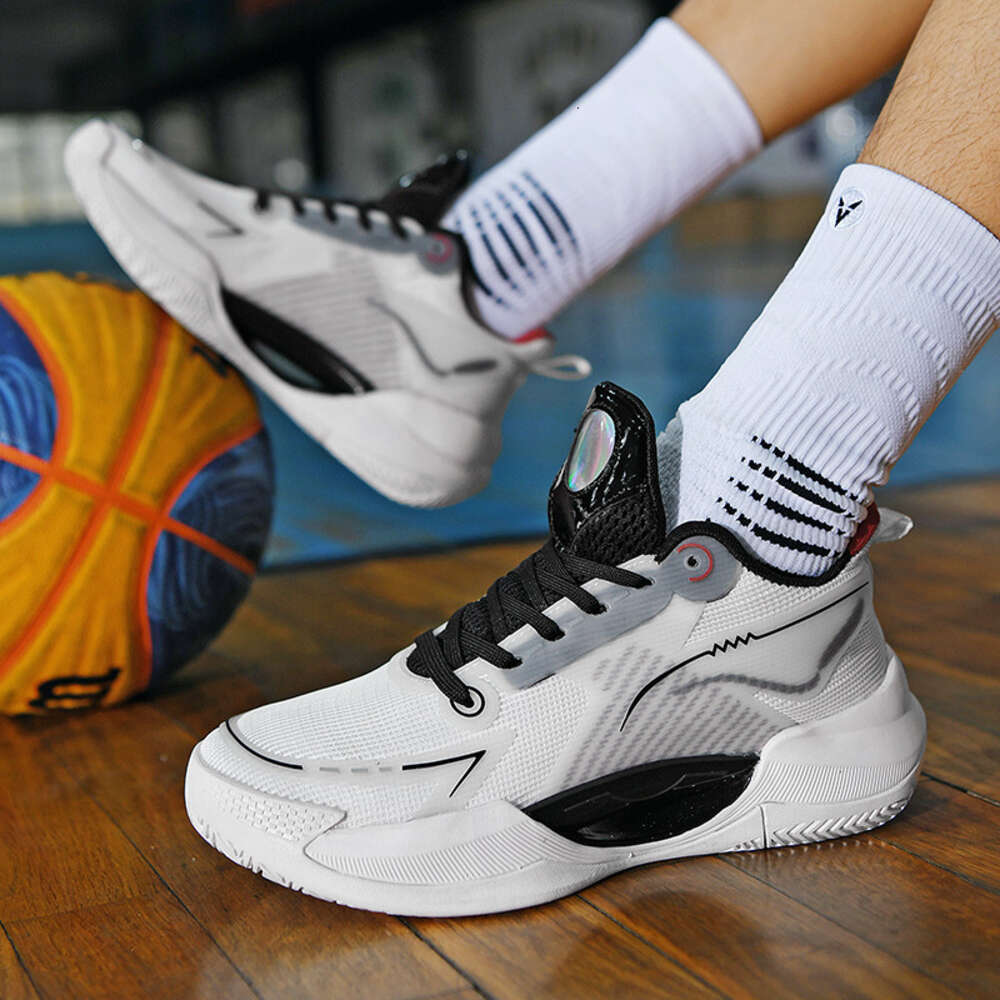 Hot Sales Wholesale Fashion Non-slip Comfort New Design Sports Running Men Basketball Shoes