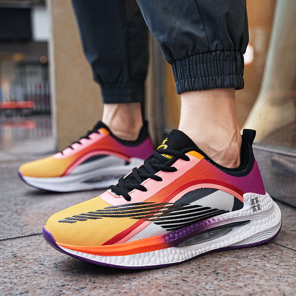 High quality Outdoor Fashion Sneakers Mesh Breathable lightweight Air cushion Sports Woman Men Casual Running Shoes