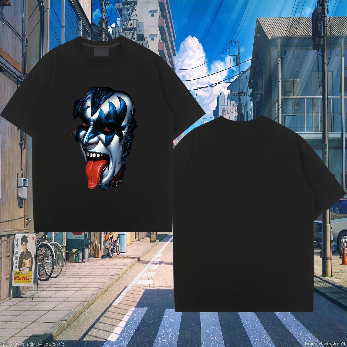 Classic T Shirts Men Anime Printing Street Cotton Breathable Men Clothes T-Shirt 2024 DIY White Plus Size Tops