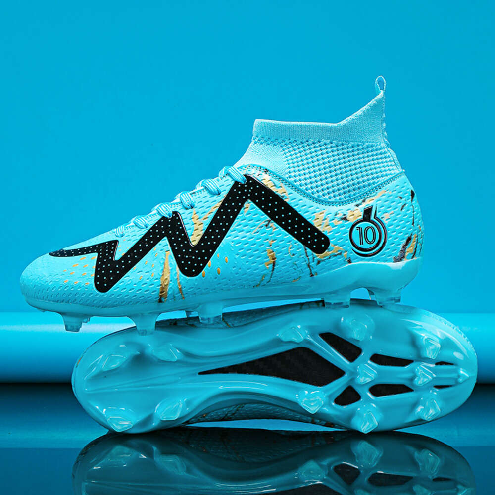 Indoor Outdoor Professional Men Football Sneakers Boy boots High Ankle Men's Cleats Training Soccer shoes