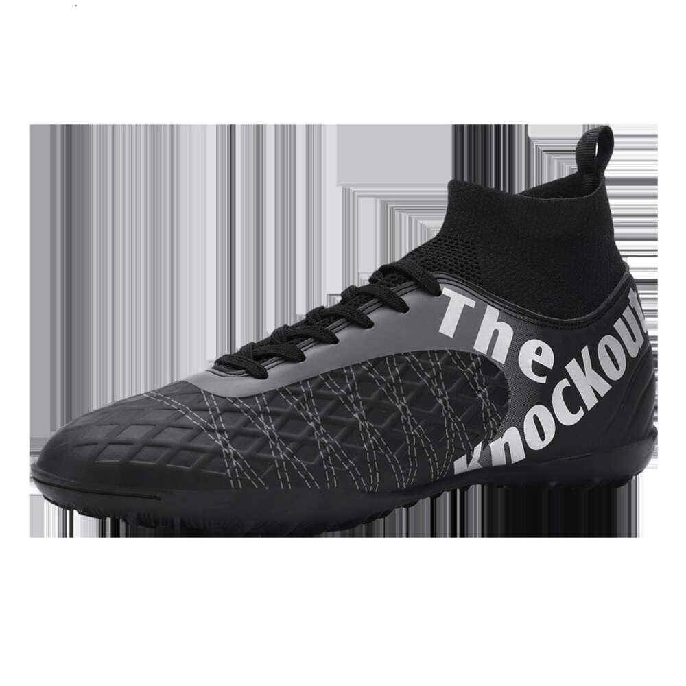 Factory wholesale Large size adult children Cleats Football Boots Grass Training Match Futsal Lightweight Soccer Shoes