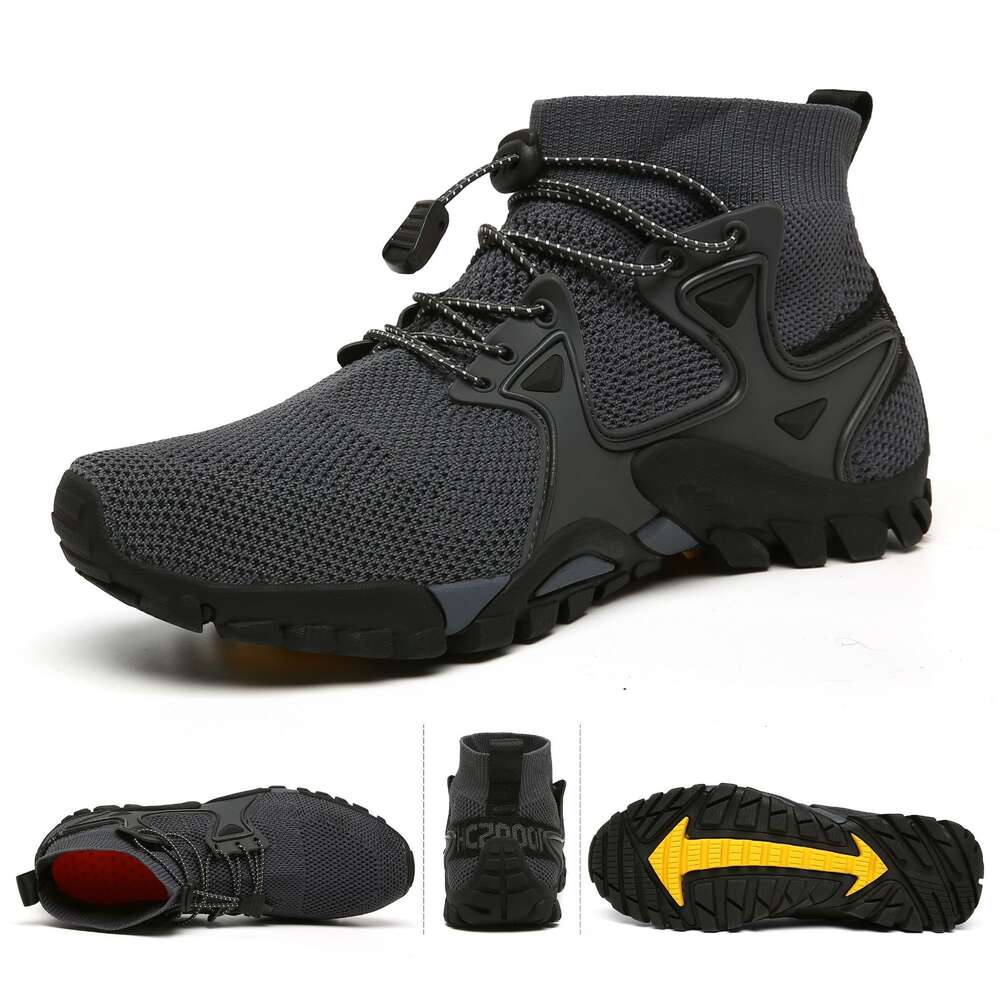 36-47 new original fashion rubber sole men Sepatu outdoor top quality waterproof hiking shoes