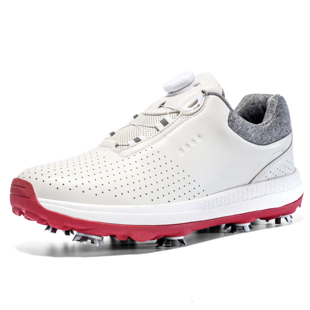Custom Wholesale New Waterproof Golf Sneakers Men Outdoor Golfing Spikes Shoes