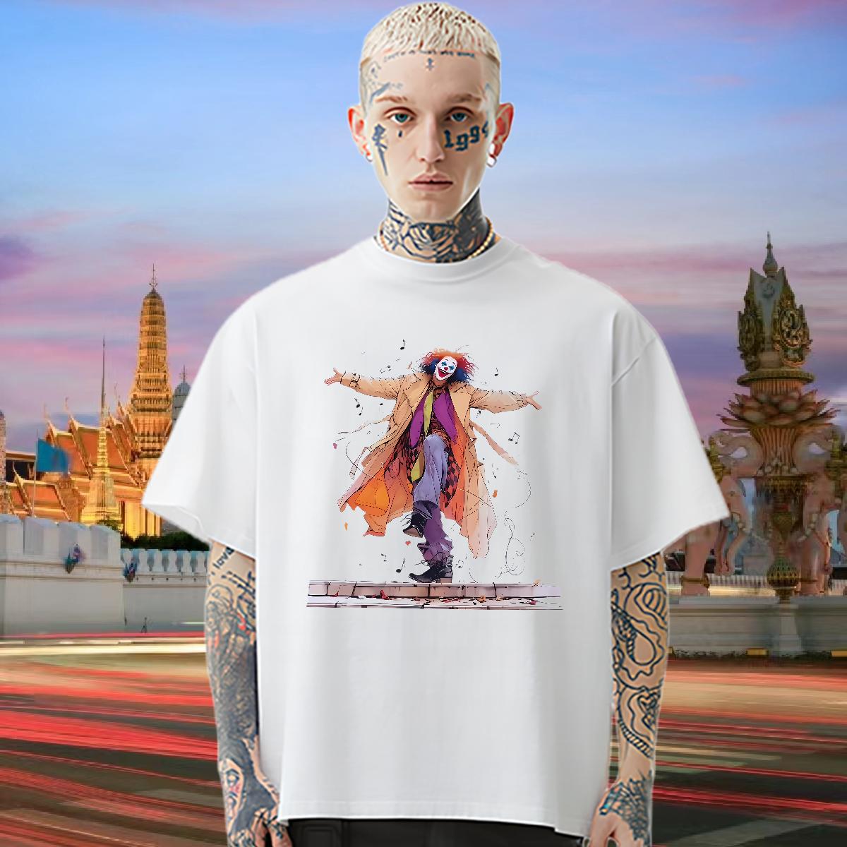 Designer Fashion T-Shirts DIY Logo Casual Beach Men Clothes T-Shirt Crew Neck Cotton Popular