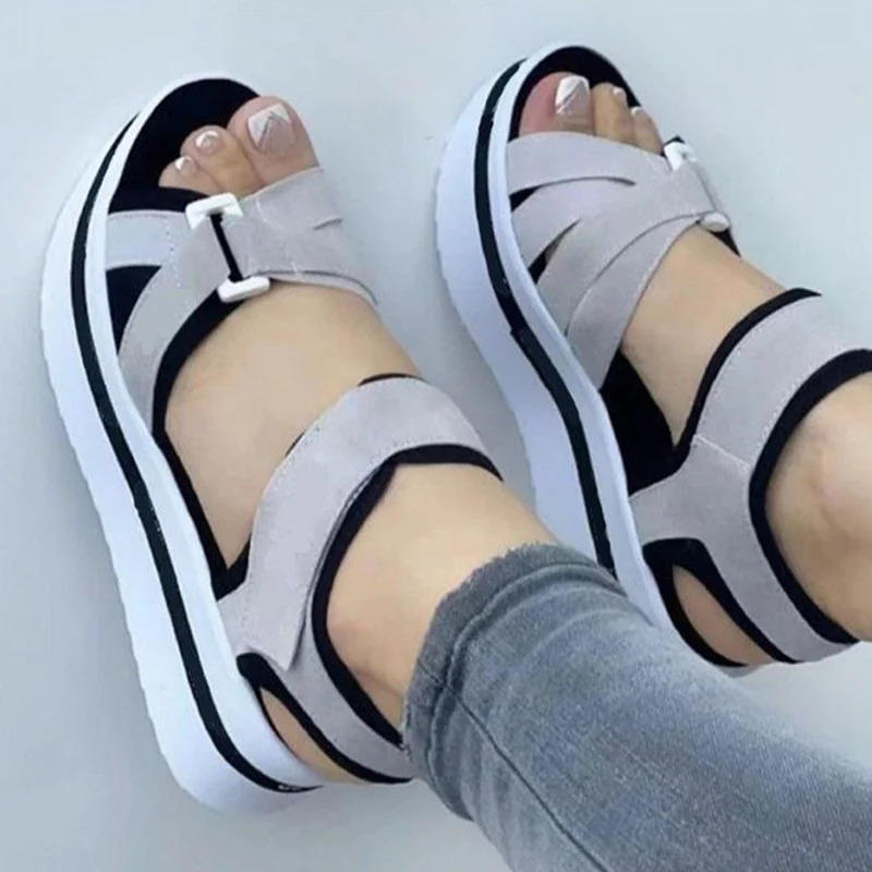 Womens Sandals Summer 2024 Heels Sandals For Summer Shoes Women Platform Sandals Lightweight Wedge Shoes Heeled Sandalias Mujer 240611