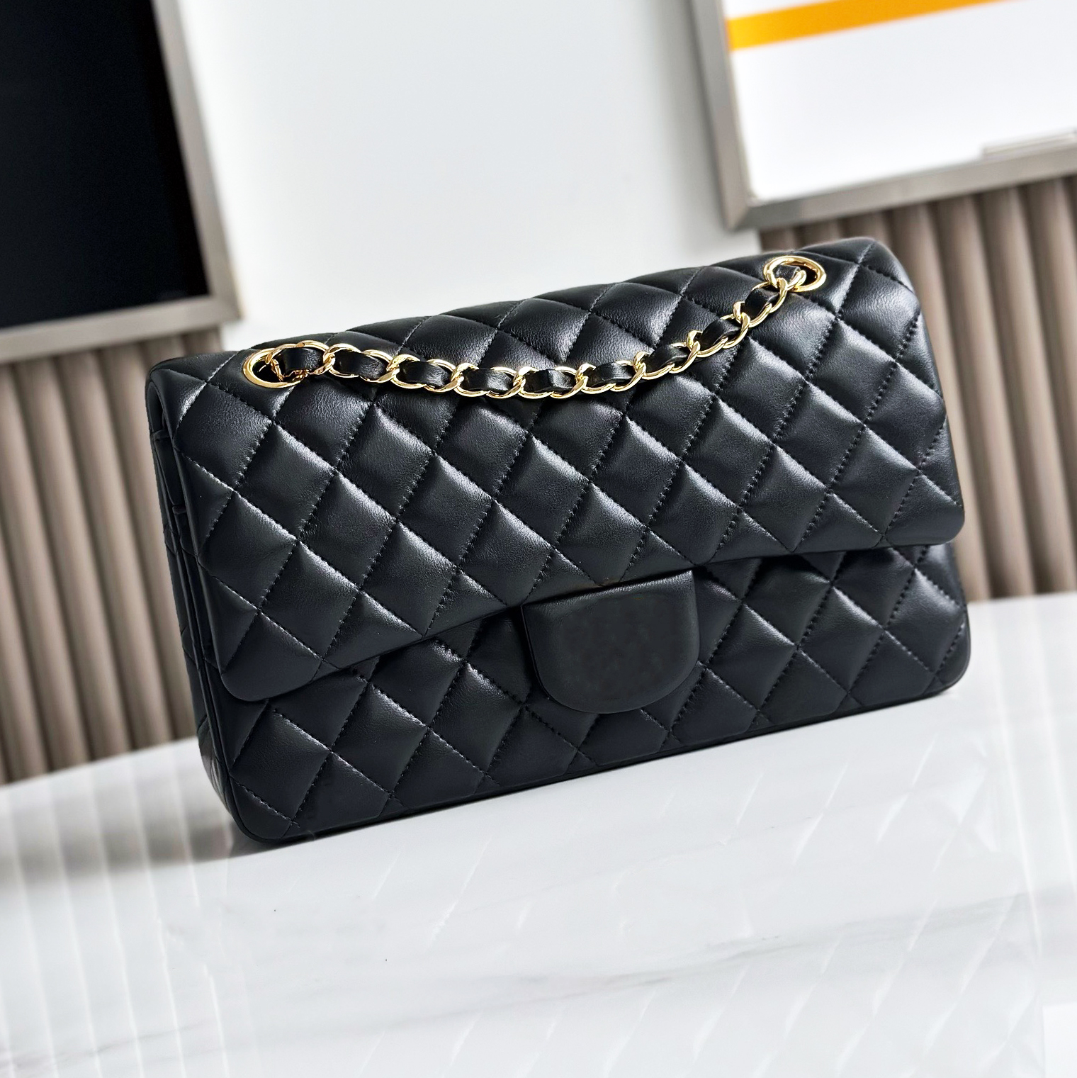 10A Top Tier Quality Double Flap Bag Designer bag Caviar Real Leather Lambskin Classic Purse Chain Strap Wallet Women crossbody bag Shouler bag