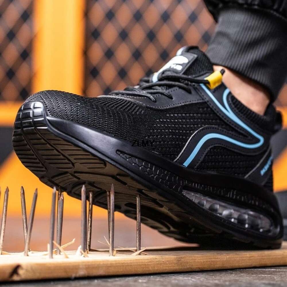 Breathable Steel Toe Shoes for Men Safety Puncture Proof Work Construction Security Boots