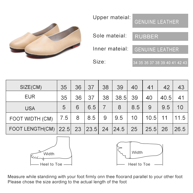 AIYUQI Women Flats Shoes Genuine Leather Ladies Shoes Large Size Casual Lightweight non-slip 2024 New Women Loafers