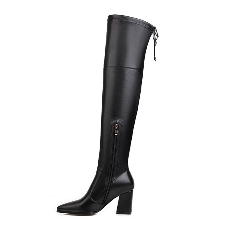 Women's Elegant Boots Sexy Over the Knee Women Thigh High Boot Patent Leather Sier Black Womens Shoes Big Size 90ef Lear s